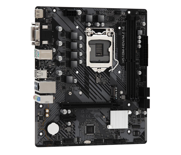 ASROCK Płyta główna H510M-HDV/M.2 SE s1200 2DDR4 HDMI/DVI mATX - 1188033 - zdjęcie 4